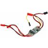 Alomejor RC ESC Regolatore di velocità del Motore a Spazzole RC Bidirezionale 2s‑3s Lipo 5A RC ESC a Due Vie per Modellini di Barche RC