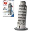 Ravensburger - Puzzle 3D Torre Di Pisa, Modello Da Costruire 219 Pezzi | Puzzle 3D Torre Di Pisa da 219 pezzi, modello da costruire per adulti, decorazione 3D d'Italia e idea regalo.