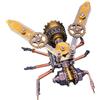 PizazzToy Puzzle in metallo 3D con ape, 127 pezzi fai da te meccanico 3D steampunk insetto puzzle montaggio modellino per adulti con attrezzi