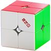 HAWKISTER QiYi M Pro 2x2 (Core Magnetic) Speed Cube - Puzzle magnetico senza adesivo 2x2 con doppio sistema di regolazione, rotazione liscia e stabile per Speedcuber e principianti
