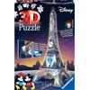 Ravensburger - Puzzle 3D, Disney Tour Eiffel, Night Edition, Puzzle per Adulti e Ragazzi 10+ Anni, Idea Regalo, Modellismo, 226 Pezzi