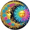 JCOUSDAEO Sun And Moon Puzzle A Forma Rotonda Puzzle Per Famiglia Puzzle Per Adulti Esigenti Magnificent Sky 1000 Puzzle Ecofriendly Per Adulti Puzzle Creativo1000pcs (67.5x67.5cm)