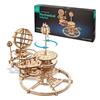 UGEARS Tellurion Meccanico 3D Puzzle - Regalo per la Festa del Papà Terra e Luna Puzzle 3D in Legno per Adulti - Kit Modello per Adulti da Costruire - Kit Modello Educativo del Sistema Solare