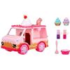 Yummiland Lipgloss Truck - Lucidalabbra per Bambini Include 2 Num Noms, 2 Kit per la Creazione di Lucidalabbra Con Gusti di Cioccolato e Torta di Compleanno, Età 4+