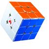 XMDCuber QY Toys Tornado V5 M - Cubo di velocità magnetico, con rivestimento UV 3 x 3, con nucleo magnetico Tornado V5 M, senza adesivo (versione magnetica a 8 nuclei)