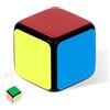 Qianyu Speed - Cubo magico 1 x 1 puzzle 3D a cubo magico Smooth Fast Cube sequenziale Brain Teaser Toys for Fast Cubing Fun