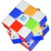 Bukefuno WeiLong WRM V11 8M Ball Core - Cubo magico magnetico UV versione 3 x 3 magnete - Speed Cube Stickerless con panno magico