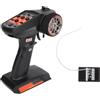 Alomejor Trasmettitore Radio 2,4 GHz 7 Canali con Ricevitore, Telecomando per Auto RC Barca e Modelli - Compatibile Universale - Controllo Affidabile e Precisione
