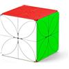 ROXENDA Cubo Magico - Speed Cube Senza Adesivi con Colori Vivaci, Giocattolo Educativo per Logica e Velocità