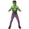 Rubie's, costume da supereroe ufficiale Marvel Avengers Hulk, classico per bambini