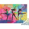 1M6T7B2K Ballerina Moderna Arte Puzzle 1000 Pezzi Carta Puzzle per Adulti Pittura Colorata Relax Concentrazione Decorazione Regalo 52x38cm/1000pcs