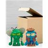 Triciclo Editores Pack Ultrazombies Special Edition con pezzi intercambiabili 8 cm | Figure da collezione di zombie | 2 brillano al buio, per bambini e collezionisti | Halloween (confezione da 4 / 2UND)