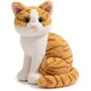 BeVistoso Gatto di peluche, peluche realistico per gatti morbidi, stile 26 cm 5 | Animale di peluche realistico per gatti, tessuto morbido e delicato sulla pelle, leggero e facile da posizionare, ideale per