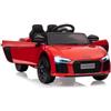 Garvee Auto Elettrica per Bambini Audi R8 con Licenza Ufficiale 12V, Rosso | Porte apribili, luci LED, musica Adatta a bambini dai 3 agli 8 anni Peso massimo supportato 35 kg Telecomando 2,4GHz