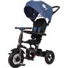 QPlay Triciclo Rito Air junior 90 x 49 x 93 cm, blu acciaio
