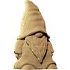 CARTONIC Gnomo da Giardino Puzzle 3D in Cartone - Modellino da Costruire | 98 Pezzi, 18 × 12 × 10 cm - Kit Scultura Fai da Te da Dipingere, Materiali Riciclati, Ragazzi e Adulti, Idea Regalo