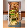 Rolife TGB01 Sakura Densya Kit Book Nook per libreria | Puzzle 3D in legno decorazione da scaffale regalo per adulti e appassionati di miniature