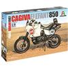 Italeri 4643Cagiva Elephant 850 Paris-Dakar 1987, scala 1:9, plastic model kit, modello in plastica da montare, modellismo, multicolore