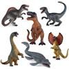 LiRiQi Dinosauri Giocattoli per Bambini, Collezione di Dinosauri Realistici e Dettagliati per Bambini, T-Rex Velociraptor Brachiosaurus, Giochi Regalo per Bambini Ragazzi Ragazze 3 4 5 6 7 8 9 Anni