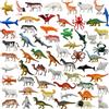 DOITEM Giocattoli Dinosauro Assortiti Oceano Mare Animali Fattoria Giungla Selvatici Dinosauri Figura Realistica Plastica Zoo Play Set per Bambini Bomboniere