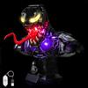 BrickBling Set di luci a LED compatibile con Lego 76356 Venom Bust | Set di illuminazione decorativa, montaggio semplice e illuminazione stabile, regalo perfetto per le feste