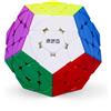 XMDCuber QY Toys QiHeng V2 M Megaminx Magnetic Dodecahedron Speed Cube 3 x 3 Stickerless Pentagonal Magic Cube, 120 magneti, 33 mm