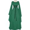 Generico Vestito Donna Elegante, Sexy Vestito Halloween Strega, Sexy | Abito Donna, Hallowen, Terrificante, Vittoriano, Gotico, Medievale, Tirolese, Vampira, Eleganti, Strega, Fantasy,