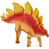 Zappi Co Bambini Stegosauro Dinosauro Giocattolo (lunghezza 20 cm) Collezione di dinosauri realistici e dettagliati per bambini - Figure d'azione per il gioco e l'apprendimento