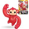Little Live Pets - Hug n' Hang Zoogooz Mooki Monkey, animale domestico morbido ed elastico, 70 suoni e reazioni, 3 diversi da collezionare, amuleto nascosto, per bambini di 2 anni+, famoso (LP400300)