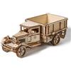 Cuteefun Modello di Auto in Legno 3D, Assembla da solo Car Modellino, Divertiti ad Assemblare, Idea Regalo per Compleanni Natale Festa del Papà (Camion)