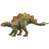 Mattel Jurassic World - Hesperosauro Ruggito Selvaggio, dinosauro snodato con azione d'attacco specifica e ruggito, gira la rotella e attiva il morso, giocattolo per bambini, 4+ anni, HTK69