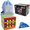 Oostifun MoYu MoFang JiaoShi Meilong 7M V2 Cube 7x7 Cubing Classroom Meilong 7 M V2 7x7x7 7 strati Multicolor Cube Puzzle con Cubo Bag e Un Cubo Treppiede