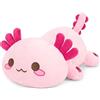 shownicer Peluche Axolotl Kawaii Giocattolo Morbido Animali di Peluche Axolotl Bambola di Peluche Cuscino Regalo per Bambini Ragazza 3+ Anni (Rosa, 50cm)