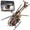 WOODEN.CITY Build A Helicopter Limited Edition - Kit di Modellini in Legno 3D da Costruire - Kit di Modellini di Aerei per Adulti e Ragazzi - Giocattoli per Uomini e Donne - 178 Parti