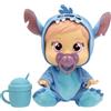 IMC TOYS CRY BABIES CRY BABIES Disney STITCH Bambola bebè Cry Babies Loving Care ispirato a Stitch, include 3 accessori e piange vere lacrime. Bambini dai 3 anni in su.