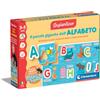 Clementoni Sapientino - Il Puzzle Gigante dell'Alfabeto, Gioco Educativo Bambini 3-5 Anni, Puzzle 100x70 cm con Tessere per Imparare Lettere e Parole, Made in Italy, Lingua Italiana, 16858