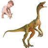 Generic Giocattolo Modello Di Dinosauro Realistico - Figura Di Simulazione Compsognathus, Struttura Dettagliata, Giunti Flessibili, Modello Di Gioco Interattivo Con Animali | Giocattolo Coinvolgente Per Bambi