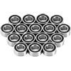 INJORA Kit Cuscinetti Acciaio Sigillato Cuscinetto 20PCS per Axial SCX24 Upgrade 1/24 Crawler, Nero