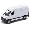 Peterkin Veicolo giocattolo Mercedes Benz Sprinter bianco | Furgone pressofuso Pull Back & Go | Veicoli in pressofusione | Età 3+