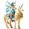 SCHLEICH 42508 Eyela Riding on Golden Unicorn Bayala, 16 x 19 x 25.5 cm