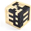 XLKJ Puzzle 3D Cervello di Legno, Rompicapo Giocattoli di Legno Cube Game