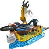 Mattel Jurassic World - MINIS PLAYSET MOSASAURUS MAYHEM Playset, Giocattolo per Bambini 4+ Anni, HFF11