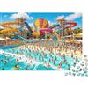 DAFUfbw Water Park Fun 1000 Pezzi Puzzle Carta Riciclata Summer Pool Party Adulto Jigsaws Impossibile Difficile Difficile Stimolante Allevia la Demenza Senile Divertente 38x26cm/1000pcs