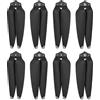 Craznick Eliche per DJI Air 3/Air 3S Sostituzione Puntello Lame A Basso Rumore Accessori per DJI Air 3 Drone Accessori 8 pz Argento