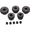 Dilwe Pignone Motore RC 5 Pezzi, Foro Albero 5mm, Pignone 48DP 20T (11mm) / 22T (12mm) / 24T (13mm) / 26T (14mm) / 28T (15mm) per 1/10 RC Truck