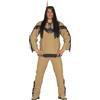FIESTAS GUIRCA | Costume da Indiano Adulto - Camicia, Fascia per la Testa e Pantaloni - Costumi da Nativo Americano per Halloween, Carnevale e Feste in Maschera - Ideale per Uomo
