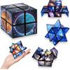 TenaLucy Cubo magico cielo stellato, Infinity Cube 2 in 1 cielo stellato, cubo magico Infinity 3D, puzzle 2 in 1, set di cubi magici per alleviare lo stress