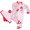 RUNGQIANY Set Di Abiti Con Motivo Coccinella Per Bambole Reborn Femminili, Adatto Per Bambole Da 18 A 22 Pollici (48 A 55 Cm), Vestiti Bambole Reborn Delizioso Outfit Per Vestire Bambole Realistiche