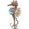 Metalkitor Meatalkitor - Lampada a forma di cavalluccio marino, puzzle 3D, stile steampunk, 2100 pezzi, in metallo, con luci a pianeta in 16 colori, decorazione perfetta per la stanza e scelta regalo