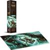 No Loading Games, Gwent Neoprene Mat - Ciri, Tappetino da gioco con zone di carte stampate e strisce, dimensioni: 290 x 730 mm